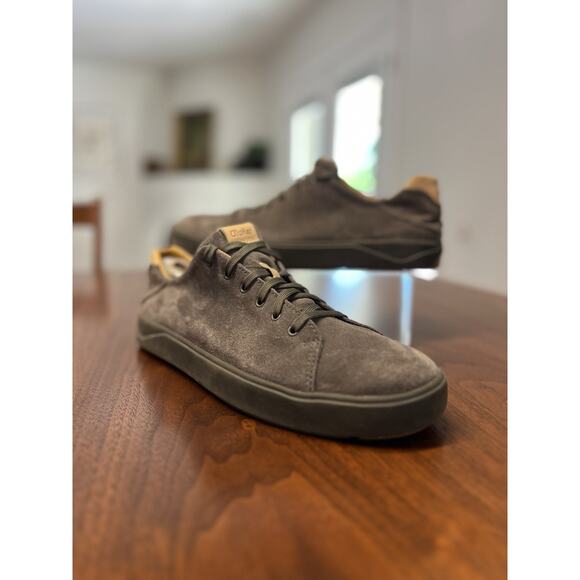 OluKai Lae\'ahi Lī \'Ili Casual Sneakers Grey Suede Collapsible Heel Size 10 main image 8